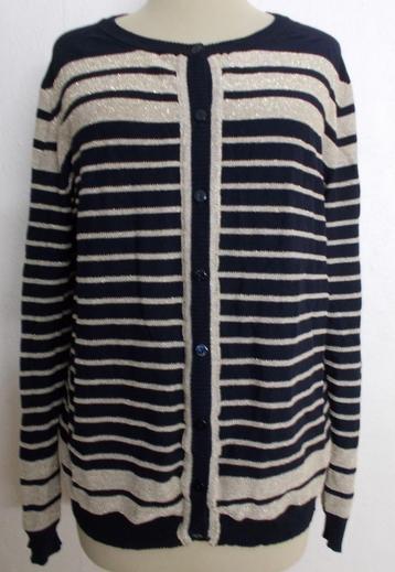 Mooi donkerblauw/gouden vest van Twinset (Milano) XL beschikbaar voor biedingen