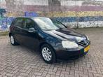 Volkswagen Golf 1.4 16V 55KW 5D 2005 Zwart, Auto's, Volkswagen, Voorwielaandrijving, Stof, 74 pk, 4 cilinders