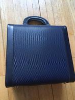Vintage donkerblauwe koffer, Ophalen of Verzenden