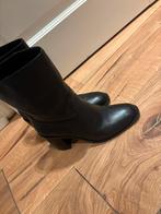 Zara leren zwarte laarzen, black boots met hak, maat 37, Hoge laarzen, Nieuw, Ophalen of Verzenden, Zara
