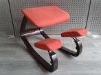 Stokke (Variér) Thatsit (Oranje/Motief), Zeer Mooi!, Ergonomisch, Ophalen of Verzenden, Bureaustoel, Zo goed als nieuw