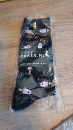 Racefiets snelle Sokken met Raketjes - Nieuw in Verpakking!, Kleding | Heren, Sokken en Kousen, Zwart, Nieuw, Ophalen of Verzenden