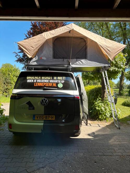 UNIEKE KANS.Daktent, Roofrack(ID Buzz)en quick release., Caravans en Kamperen, Tenten, tot en met 2, Zo goed als nieuw, Ophalen