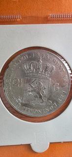 Rijksdaalder 1845, Postzegels en Munten, Ophalen of Verzenden, 2½ gulden