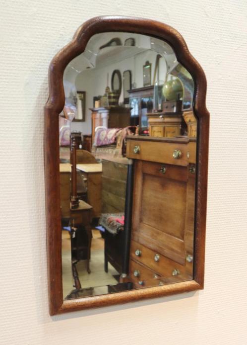 Antiek Soesterspiegeltje, boerenspiegel 55,5 x 34 cm., Antiek en Kunst, Antiek | Spiegels, Minder dan 50 cm, Minder dan 100 cm
