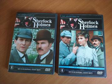 4-DVD The Adventures of Sherlock Holmes 1 +2 +3 +4 beschikbaar voor biedingen