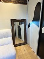 Antieke grote spiegel, Antiek en Kunst, Antiek | Spiegels, 50 tot 100 cm, 100 tot 150 cm, Rechthoekig, Ophalen