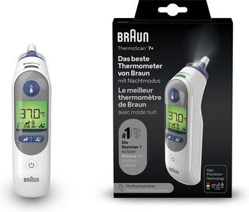 Braun Thermoscan 7 Oorthermometer met nachtmodus beschikbaar voor biedingen