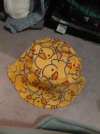 Omkeerbare Eendenhoed - Zwart/Geel, Kleding | Dames, Hoeden en Petten, Verzenden, Nieuw, One size fits all, Hoed