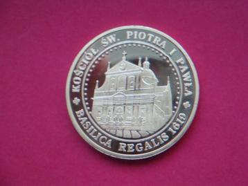 Penning UNC Basiliek Regalis Wahadeo Foucaulta Krakau Polen. beschikbaar voor biedingen