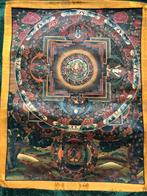 Tibetaanse Mandala Thangka, Ophalen of Verzenden