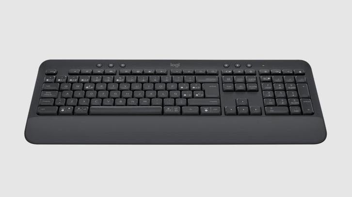 Logitech Signature K650 toetsenbord - ergonomisch, draadloos, Computers en Software, Toetsenborden, Zo goed als nieuw, Qwerty