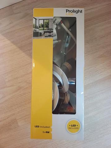 Prolight LED Spots - 3x4W - Wit - Nieuw beschikbaar voor biedingen