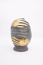 Jaspatina Speciale Urn brons 'Cosmic Hands' 3,7L, Handgemaakt, Nieuw, Handgemaakt, Ophalen