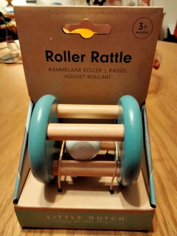Rammelaar/ roller hout. Baby vanaf 3mnd. Little dutch. NIEUW beschikbaar voor biedingen