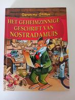 Geronimo Stilton: Geheimzinnige geschrift van Nostradamuis, Ophalen of Verzenden, Zo goed als nieuw, Geronimo Stilton, Fictie algemeen