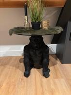 Bijzettafel aap/gorilla Housevitamin, Huis en Inrichting, Tafels | Bijzettafels, Ophalen, Zo goed als nieuw, Rond, Minder dan 55 cm