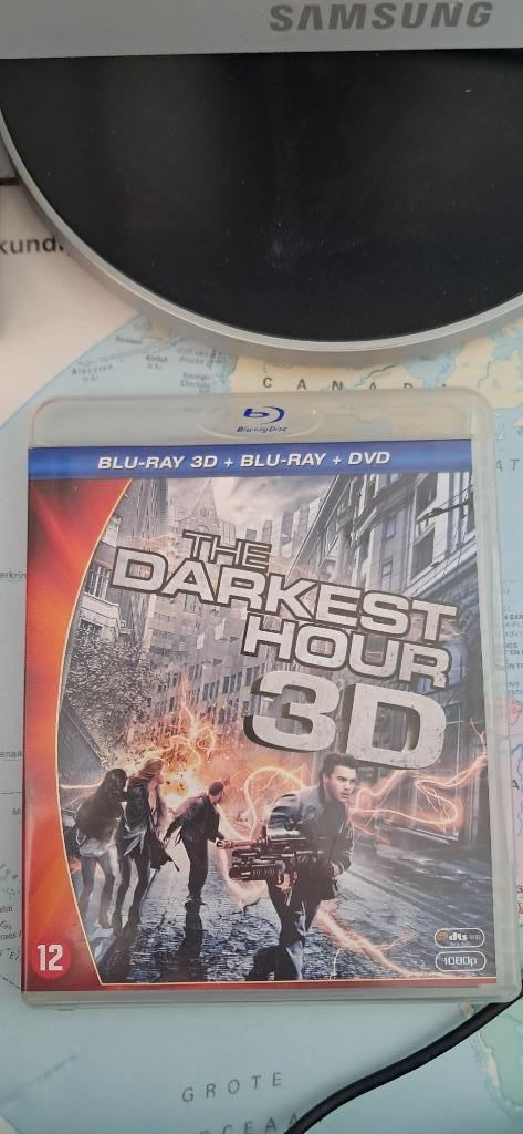 The Darkest hour 3d blu-ray, Cd's en Dvd's, Blu-ray, Zo goed als nieuw, Actie, 3D, Ophalen of Verzenden