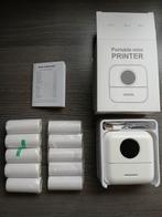 Portable mini printer, Computers en Software, Pocketprinters, Ophalen of Verzenden, Nieuw