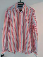 Vintage Tommy Hilfiger blouse, gestreept rood,wit,blauw L, Ophalen of Verzenden, Zo goed als nieuw