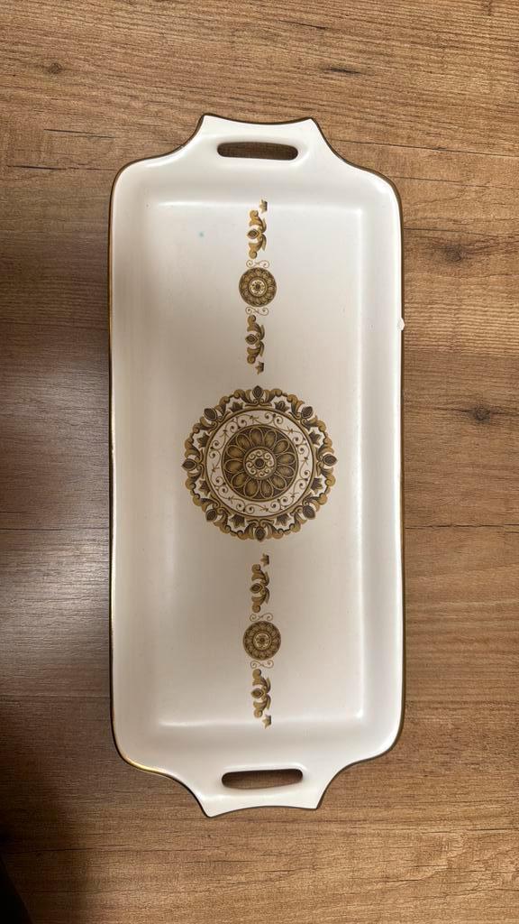 Flora Gouda serveerschaal “Florence” – vintage keramiek, Antiek en Kunst, Antiek | Schalen, Ophalen of Verzenden