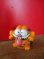 Garfield kunststof pop 4cm Take it easy 1981 Bully, Verzamelen, Stripfiguren, Gebruikt, Ophalen of Verzenden, Beeldje of Figuurtje
