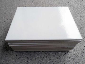 GRATIS: 13 off-white tegels 14,8 x 19,8 cm dikte 6 mm wit d1