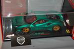 1:18 Ferrari 488 Pista gloss green BBR ltd 20 pcs WRH, Verzenden, Zo goed als nieuw, Auto, Overige merken