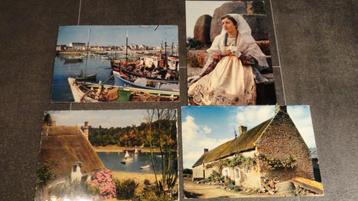 Ansichtkaarten - Bretagne (jaren 70) beschikbaar voor biedingen