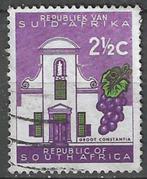 Zuid-Afrika 1961-1962 - Yvert 252B - Groot Constantia  (ST), Postzegels en Munten, Postzegels | Afrika, Zuid-Afrika, Ophalen, Gestempeld