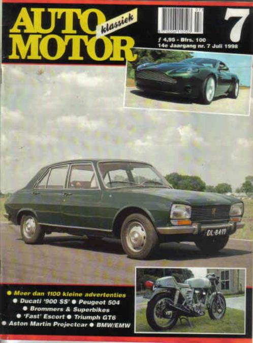 AMK 7 1998 : Ford Escort Mk1 - Triumph GT6 - Peugeot 504, Boeken, Auto's | Folders en Tijdschriften, Gelezen, Algemeen, Ophalen of Verzenden