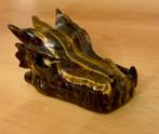 Draken schedel tijgeroog, Ophalen of Verzenden, Mineraal