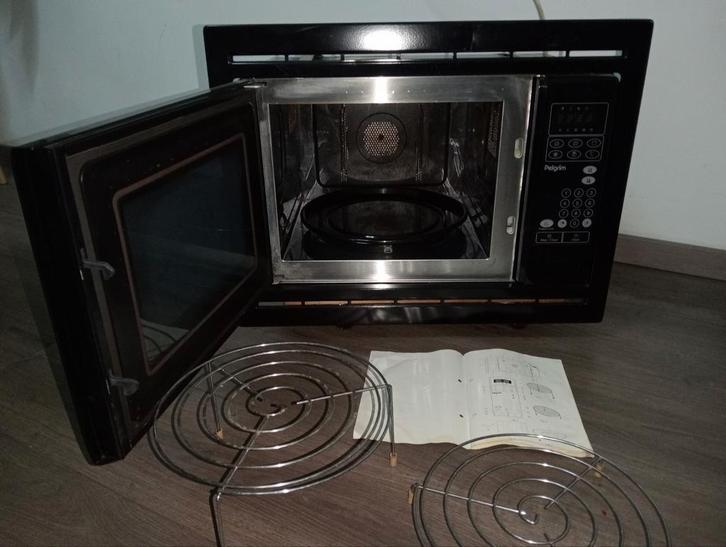 Pelgrim MAG 550 Combimagnetron - Inbouw, Witgoed en Apparatuur, Magnetrons, Gebruikt, Inbouw, Combimagnetron, 45 tot 60 cm, Grill