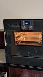 Gaggenau combi stoomoven BSP250100 + warmhoudlade antraciet, Zo goed als nieuw, Oven met grill, Inbouw, 45 tot 60 cm