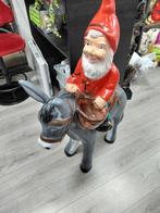 Tuin kabouter op ezel, Ophalen of Verzenden, Nieuw