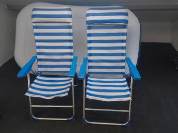 Gratis Camping Boot Tuin stoelen 2 stuks beschikbaar voor biedingen