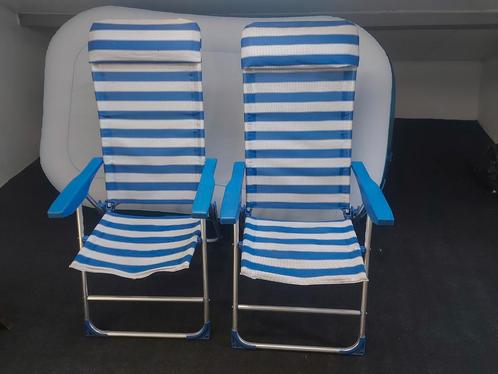 Gratis Camping Boot Tuin stoelen 2 stuks, Caravans en Kamperen, Kampeermeubelen, Gebruikt, Campingstoel, Ophalen