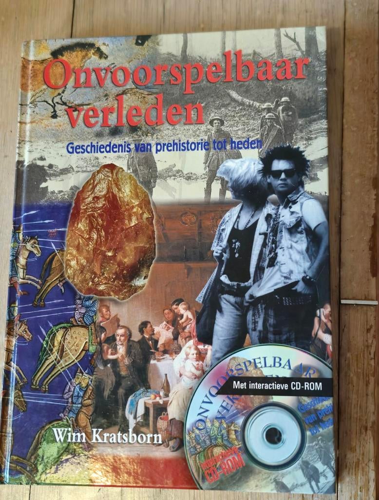Onvoorspelbaar verleden - Geschiedenisboek met CD-ROM, Ophalen of Verzenden, Alpha, Gelezen, HBO