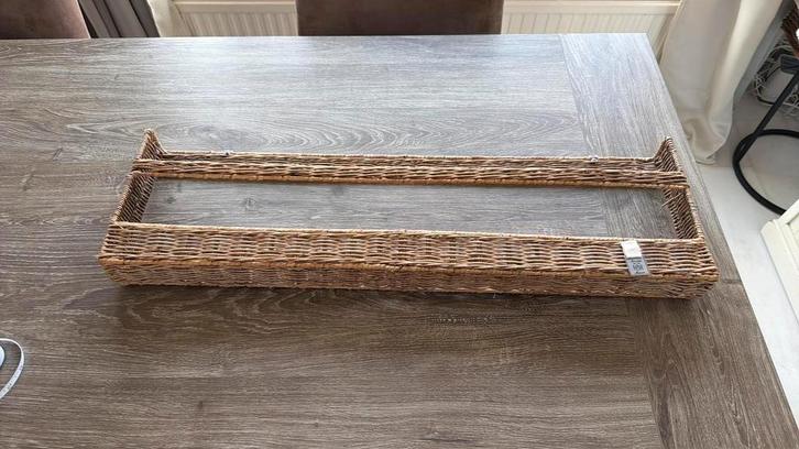 Riviera maison rattan magazines wand houder, Huis en Inrichting, Woonaccessoires | Wandplanken en Boekenplanken, Gebruikt, Ophalen of Verzenden