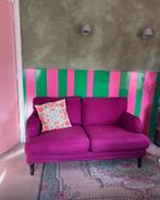 Leuk paars/roze bankje, Huis en Inrichting, Ophalen, Gebruikt, 150 tot 200 cm, Tweepersoons