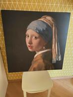 Meisje met de parel, Johannes Vermeer canvas schilderij, Ophalen, Zo goed als nieuw, Schilderij, 75 tot 100 cm