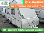 BERGLAND PARION LUXUS 450 ENKELE BEDDEN + MOVER + VOORTENT, Caravans en Kamperen, Overige merken, Bedrijf, 6 tot 7 meter, Tot en met 4