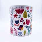 Mok met fleurige print, Keramiek, Nieuw, Ophalen of Verzenden, Overige stijlen