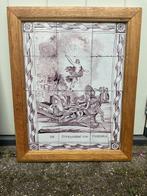 Twee prachtige tegelplaten met een kerkelijke afbeelding, Antiek en Kunst, Antiek | Wandborden en Tegels, Ophalen