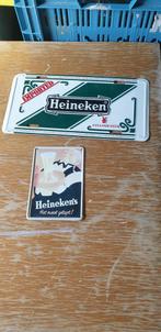 Bikken Heineken bordjes en placemats, Ophalen of Verzenden, Zo goed als nieuw, Reclamebord, Plaat of Schild, Heineken