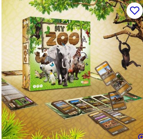 🦒 MY ZOO bordspel | Just games | 8+, Hobby en Vrije tijd, Gezelschapsspellen | Kaartspellen, Gebruikt, Ophalen of Verzenden