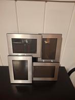 Fotolijst voor 4 foto's - Metaal, Huis en Inrichting, Woonaccessoires | Lijsten, Ophalen of Verzenden, Zo goed als nieuw, Minder dan 50 cm