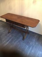 Wandtafel/Sidetable met harppoten en uitklapbare bladen, Huis en Inrichting, Tafels | Sidetables, 100 tot 150 cm, Ophalen of Verzenden