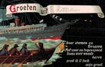 1913 ROTTERDAM Reddingsboot Groeten uit, Verzamelen, Ansichtkaarten | Nederland, Ophalen of Verzenden, Voor 1920, Gelopen, Zuid-Holland