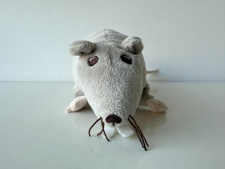 Knuffel rat, muis lopend grijs 23 cm / RATTA GOSIG / IKEA, Kinderen en Baby's, Speelgoed | Knuffels en Pluche, Zo goed als nieuw